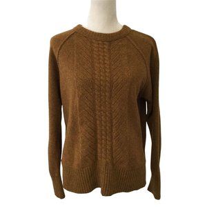 J.CREW brown long sleeve sweater SZ XL women's